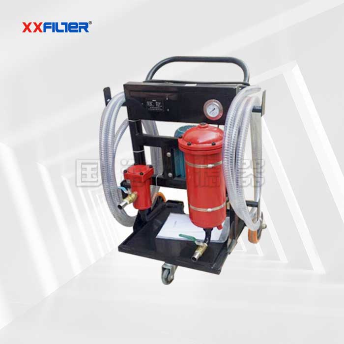 兩級過濾手推式便移式濾油機(jī)