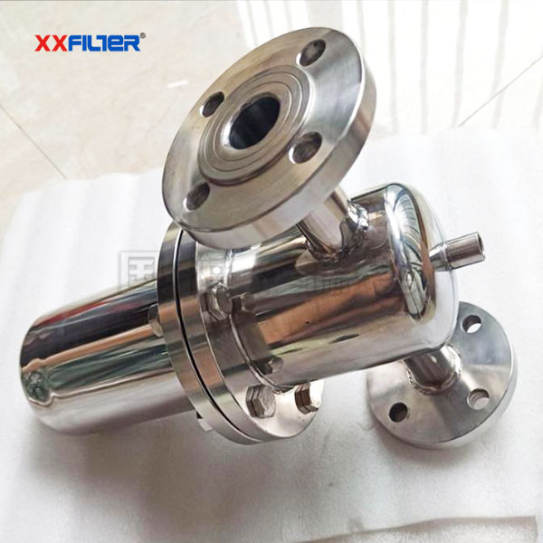 法蘭連接空氣精密管道過(guò)濾器