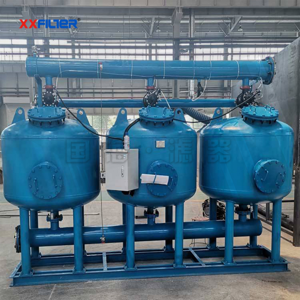 循環(huán)水過濾5罐并聯(lián)淺層砂過濾器