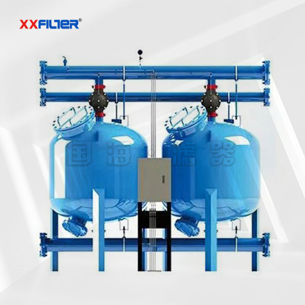 兩罐并聯(lián)反沖洗淺層砂過濾器