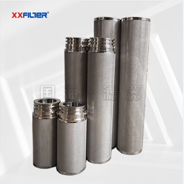 高效攔截過濾的燒結(jié)網(wǎng)濾芯