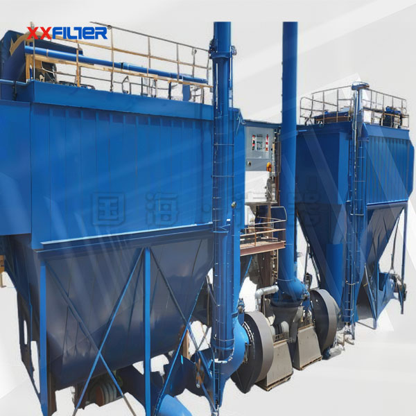 商砼站粉塵治理22500m3/h袋式除塵器