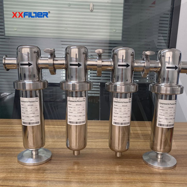 不銹鋼外殼壓縮空氣精密過濾器 