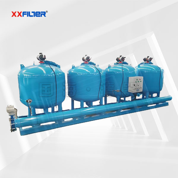 多罐并聯(lián)淺層砂過(guò)濾器 300m3/h 