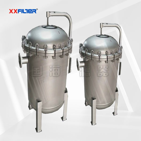 頂入式袋式過濾器 1.0MPa 耐壓 快開吊環(huán) 化工食品醫(yī)藥專用過濾設(shè)備